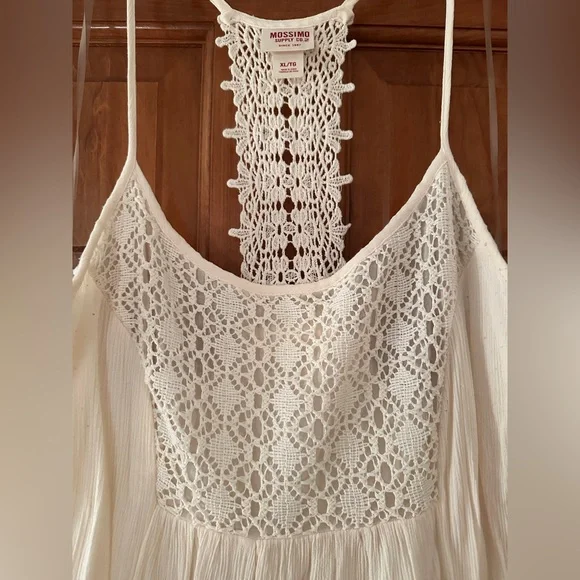 Mossimo Supply Co. Cream Crochet Dress - Picture 2 of 9